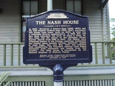The Nash House Marker image. Click for full size.