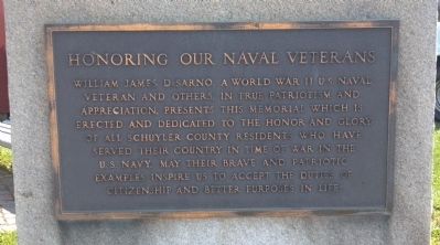 Honoring Our Naval Veterans Marker image. Click for full size.