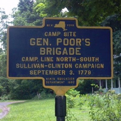 General Poor's Brigade Marker image. Click for full size.