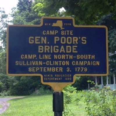 General Poor's Brigade Marker. Click for full size. General Poor's Brigade Marker image. Click for full size.