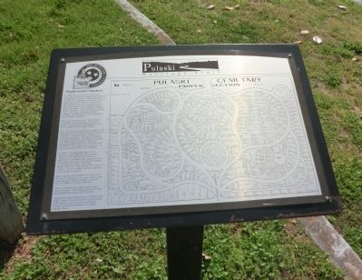 Maplewood Cemetery Marker. Click for full size. Maplewood Cemetery Marker image. Click for full size.