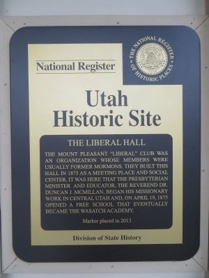 The Liberal Hall Marker image. Click for full size.