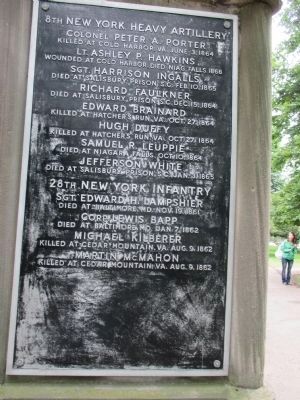 Town of Niagara Civil War Memorial. Click for full size. Town of Niagara Civil War Memorial image. Click for full size.