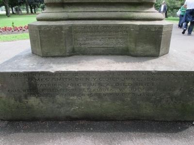 Town of Niagara Civil War Memorial. Click for full size. Town of Niagara Civil War Memorial image. Click for full size.