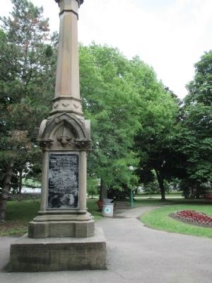 Town of Niagara Civil War Memorial. Click for full size. Town of Niagara Civil War Memorial image. Click for full size.