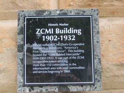 ZCMI Building Marker image. Click for full size.