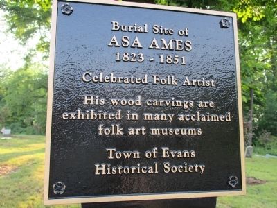 Asa Ames Marker image. Click for full size.