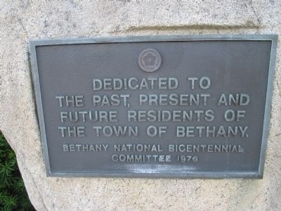 Bethany Residents Plaque image. Click for full size.