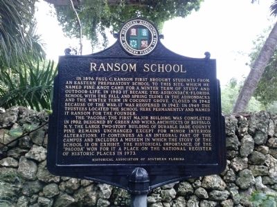 Ransom School Marker image. Click for full size.