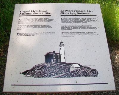 Fisgard Lighthouse National Historic Site Marker image. Click for full size.