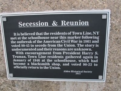 Secession & Reunion Marker image. Click for full size.