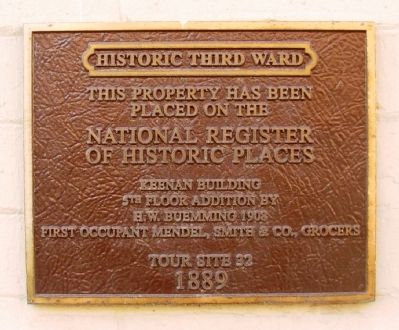 Keenan Building Marker. Click for full size. Keenan Building Marker image. Click for full size.