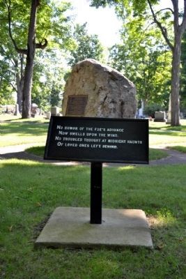 Stanza from Bivouac of the Dead image. Click for full size.