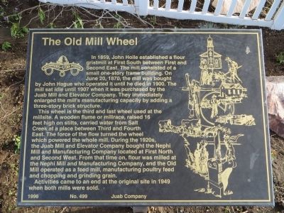 The Old Mill Wheel Marker. Click for full size. The Old Mill Wheel Marker image. Click for full size.