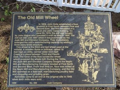 The Old Mill Wheel Marker image. Click for full size.