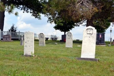 Headstones of Mount Pleasant Cemetery image. Click for full size.