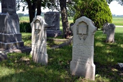 Early Headstones of Brumbaugh Cemetery image. Click for full size.