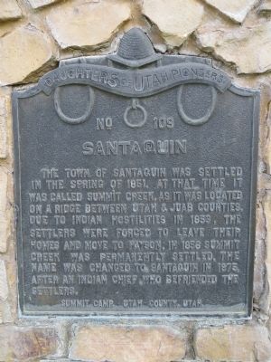 Santaquin Marker image. Click for full size.