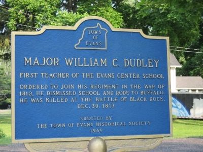 Major William C. Dudley Marker image. Click for full size.