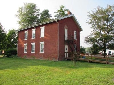 Rear and South Sides 1857 Schoolhouse Museum image. Click for full size.