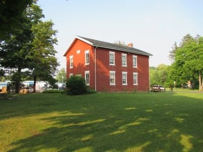 South and Front Sides 1857 Schoolhouse Museum image. Click for full size.