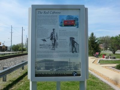The Red Caboose Marker image. Click for full size.