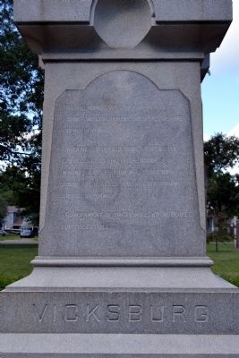 East Panel of Monument. Click for full size. East Panel of Monument image. Click for full size.
