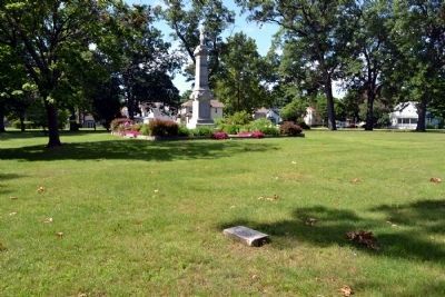 Winn Grave Marker near Monument. Click for full size. Winn Grave Marker near Monument image. Click for full size.