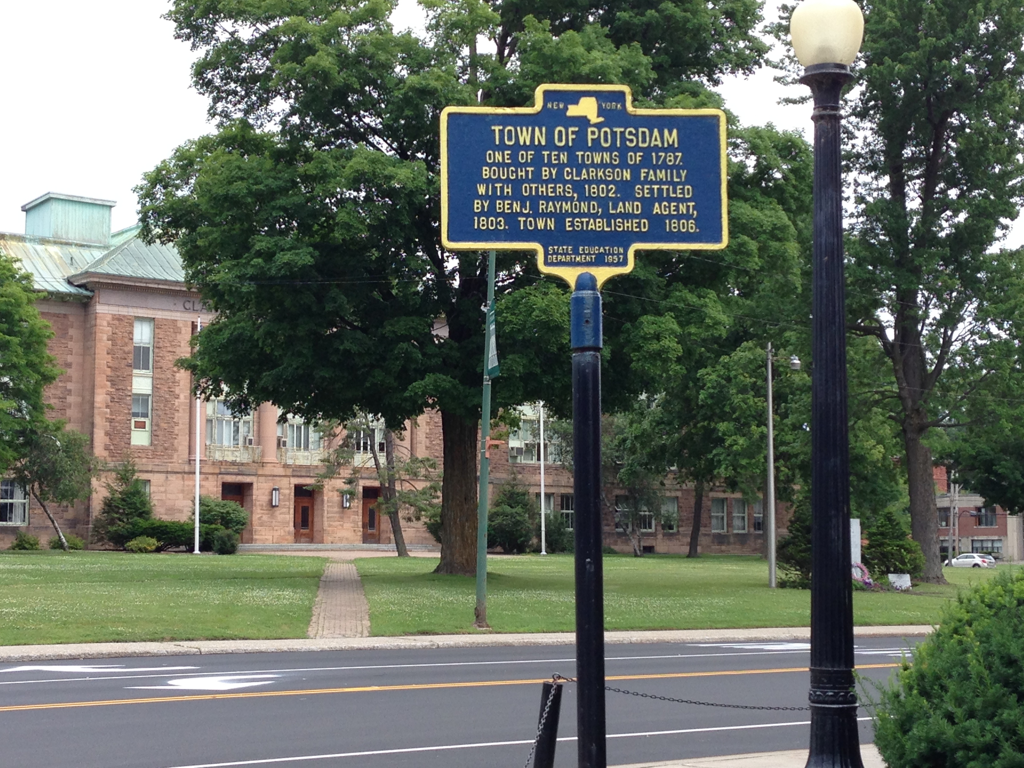 Town of Potsdam Marker