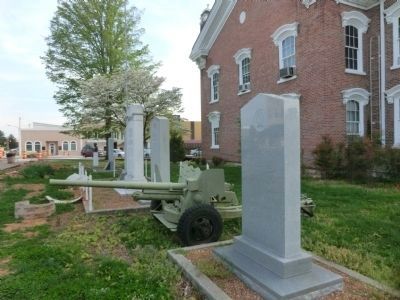 Distant photo showing Veteran Memorials. Click for full size. Distant photo showing Veteran Memorials image. Click for full size.