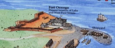 Fort Oswego. Click for full size. Fort Oswego image. Click for full size.