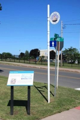 Fort Oswego Marker. Click for full size. Fort Oswego Marker image. Click for full size.
