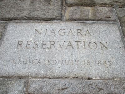 Niagara's Industrial Beginnings and the Establishment of the State Reservation Marker image. Click for full size.