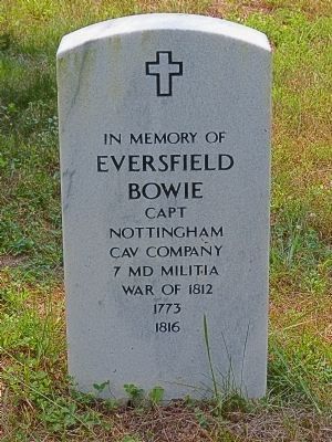 Eversfield Bowie (1773-1816). Click for full size. Eversfield Bowie (1773-1816) image. Click for full size.