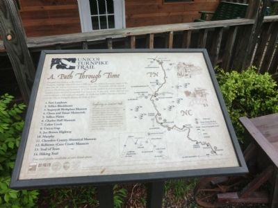 Unicoi Turnpike Trail Marker image. Click for full size.