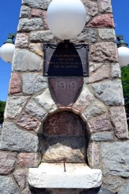 Dowagiac World War I Memorial. Click for full size. Dowagiac World War I Memorial image. Click for full size.