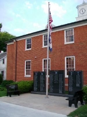 Greenbrier County War Memorial. Click for full size. Greenbrier County War Memorial image. Click for full size.