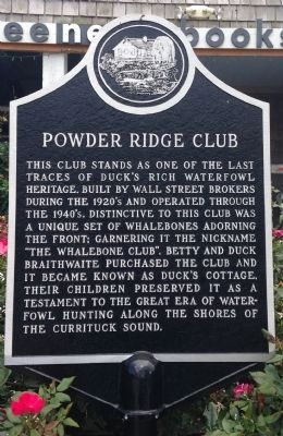 Powder Ridge Club Marker image. Click for full size.