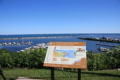 Oswego West Side Forts Marker image. Click for full size.