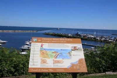Oswego West Side Forts Marker image. Click for full size.