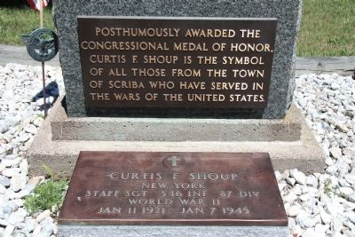 Curtis F. Shoup Marker. Click for full size. Curtis F. Shoup Marker image. Click for full size.