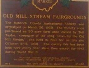 Old Mill Stream Fairgrounds Marker image. Click for full size.