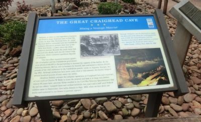 The Great Craighead Cave Marker. Click for full size. The Great Craighead Cave Marker image. Click for full size.