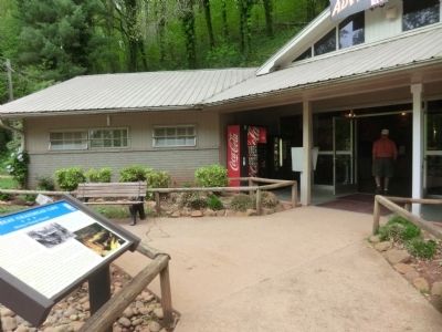 The Great Craighead Cave Marker. Click for full size. The Great Craighead Cave Marker image. Click for full size.