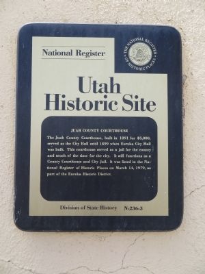 Juab County Courthouse Marker image. Click for full size.