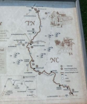 Close up of map shown on the marker. Click for full size. Close up of map shown on the marker image. Click for full size.