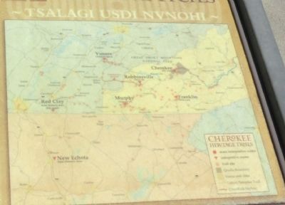 Cherokee Heritage Trails Marker. Click for full size. Cherokee Heritage Trails Marker image. Click for full size.