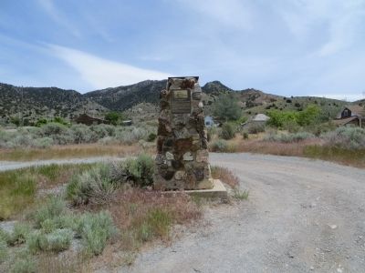Site of the Tintic Hospital Marker. Click for full size. Site of the Tintic Hospital Marker image. Click for full size.