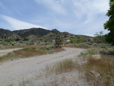 Site of the Tintic Hospital Marker. Click for full size. Site of the Tintic Hospital Marker image. Click for full size.