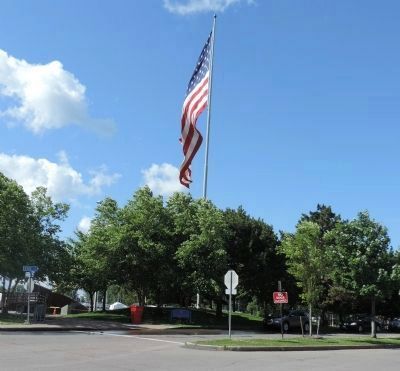 Rotary Club of Buffalo Centenniel Flagpole (2011). Click for full size. Rotary Club of Buffalo Centenniel Flagpole (2011) image. Click for full size.